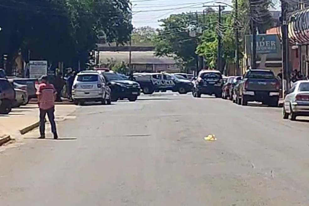 Crime aconteceu em Ponta Porã (MS). — Foto: TV Morena
