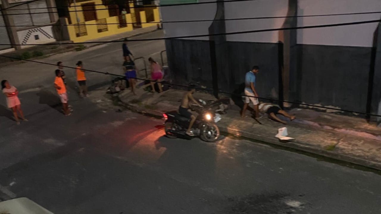 Batida entre duas motos deixa um homem morto e outro ferido em Monte Alegre; veja vídeo do acidente