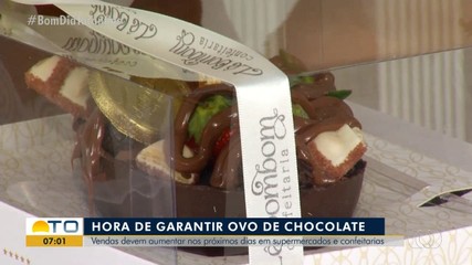Venda de ovos de Páscoa aumenta em supermercados e confeitarias