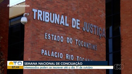 Estão abertas as inscrições para participar da Semana Nacional de Conciliação da justiça
