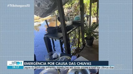 Lagoa da Confusão decreta situação de emergência após fortes chuvas e inundações