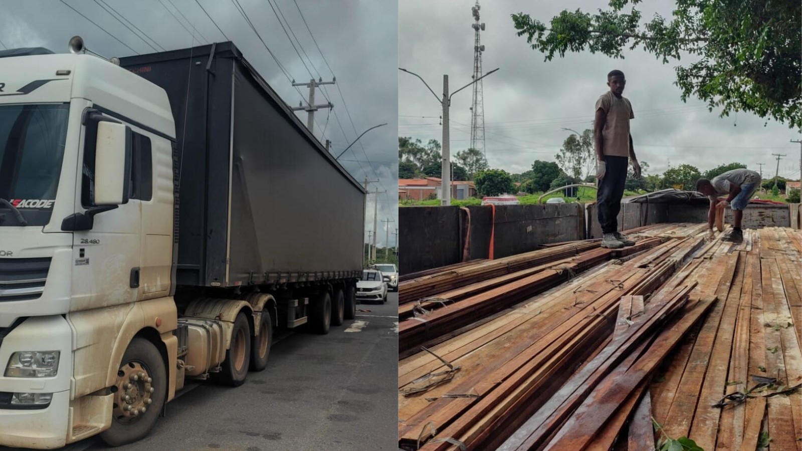 Transporte de madeira irregular gera R$ 35 mil em multas no Piauí; mais de 100 m³ apreendidos