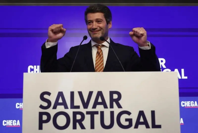 A trajetória do Chega, partido de direita e anti-imigração que cresceu na eleição de Portugal