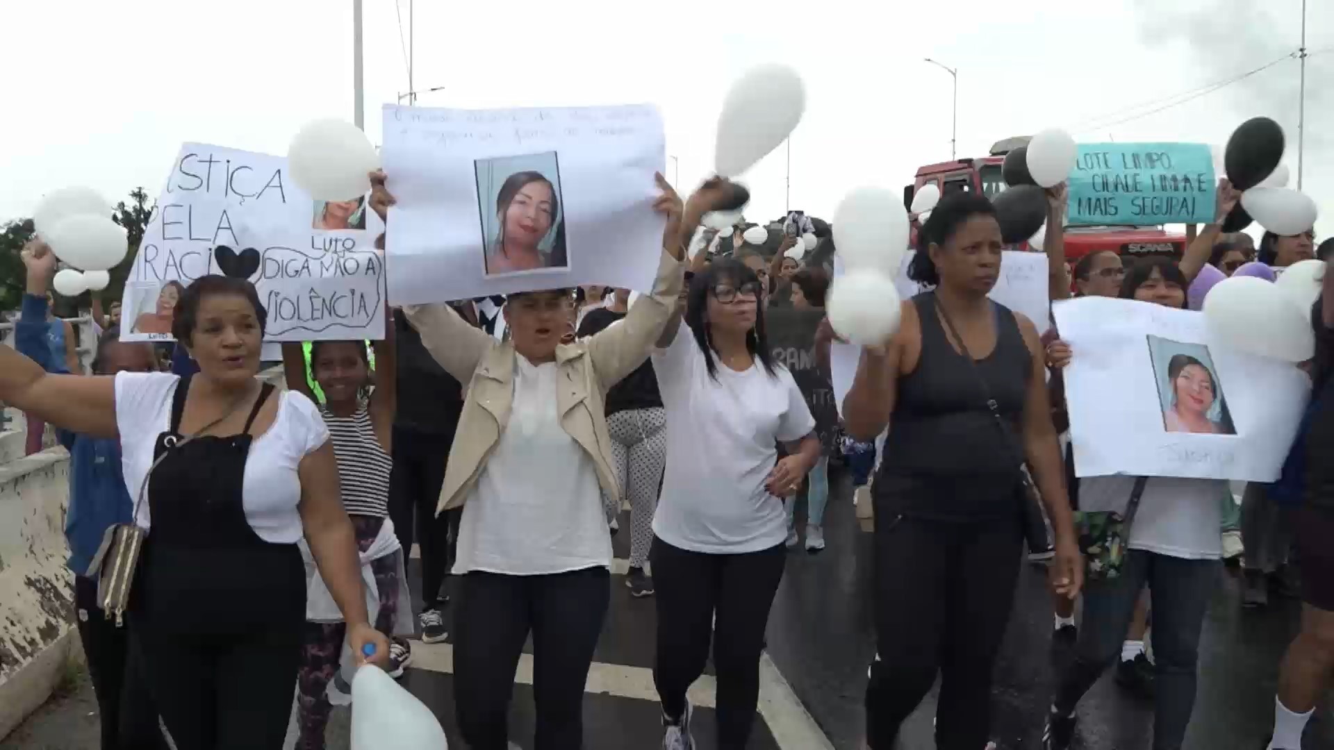 Protesto pede justiça e segurança em rodovia onde diarista saiu para caminhar e foi encontrada morta no ES