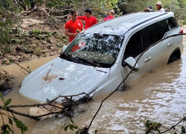 Mãe e filha morrem após carro da família ser arrastado por águas de córrego