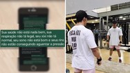 Mulher de fisiculturista que morreu aps tomar anabolizante e passar mal pediu ao marido que se cuidasse: Sua sade no est bem; veja print