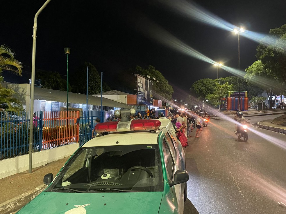 Grávida morta na Unidade Básica de Saúde (UBS) Deodato de Miranda Leão, no bairro Glória, em Manaus — Foto: Patrick Marques, g1 AM