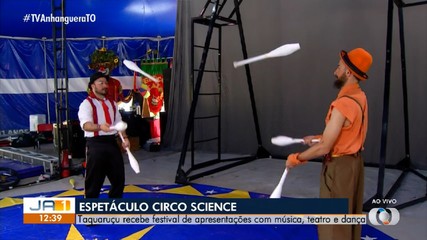 Taquaruçu recebe atrações do Festival Circo Science