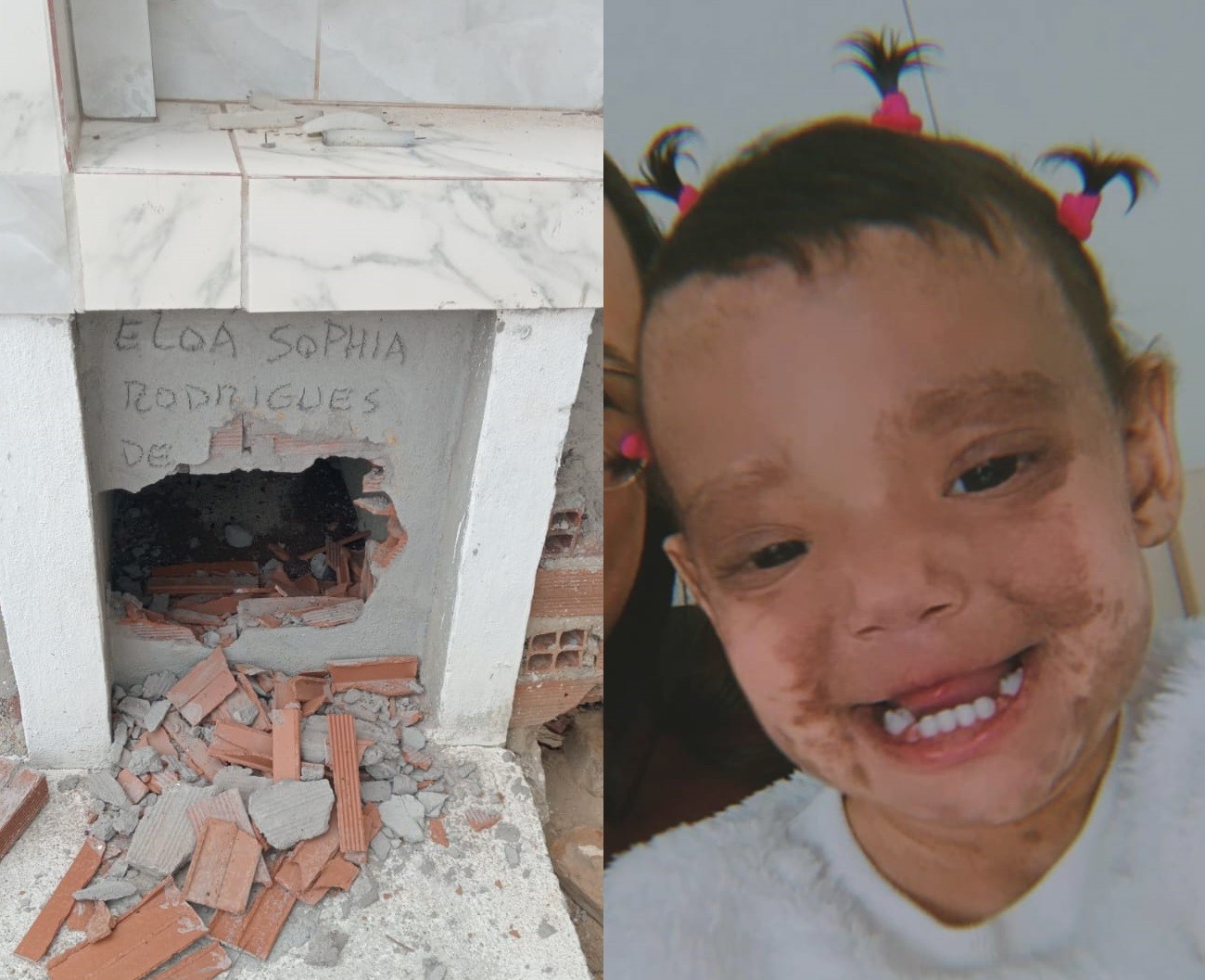 Corpo de criança é encontrado fora do túmulo após sepultura ser violada em cemitério do Grande Recife