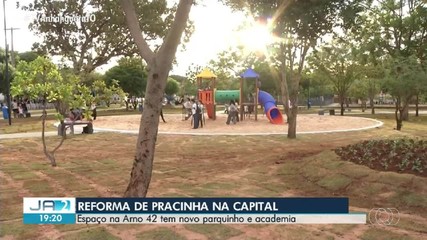 Praça com histórico de reclamações passa por reforma na região norte de Palmas