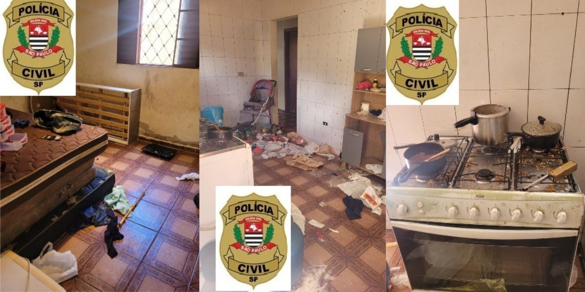 Pais são presos suspeitos de maus-tratos após crianças serem flagradas em casa com lixo e restos de comida