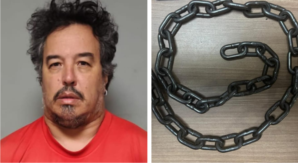 Homem é preso após filho ser encontrado morto com sinais de tortura. — Foto: Montagem/g1/Reprodução