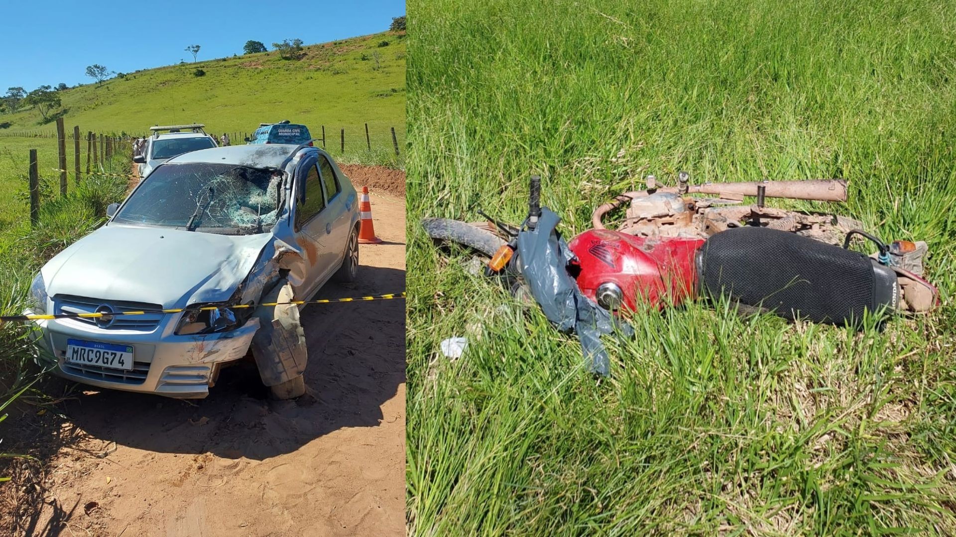 Motociclista morre ao bater de frente em carro dirigido por motorista embriagado no ES