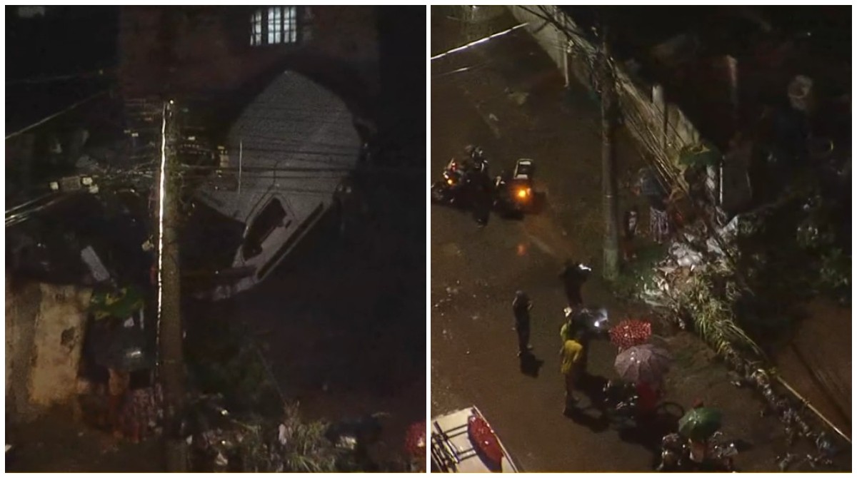 Bombeiros retomam nesta quinta buscas por motorista que desapareceu em córrego em Guarulhos após chuva intensa