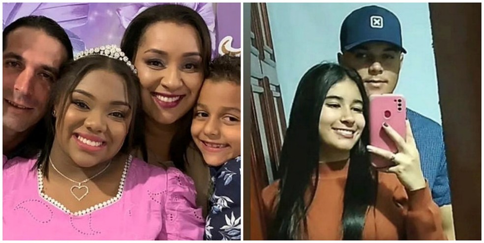 Giovani, Andresa, Marina, Joaquim, Itauani e Guilherme foram vítimas em um acidente que matou 10 pessoas em rodovia de Guaxupé. Todos eram de Muzambinho — Foto: Reprodução redes sociais
