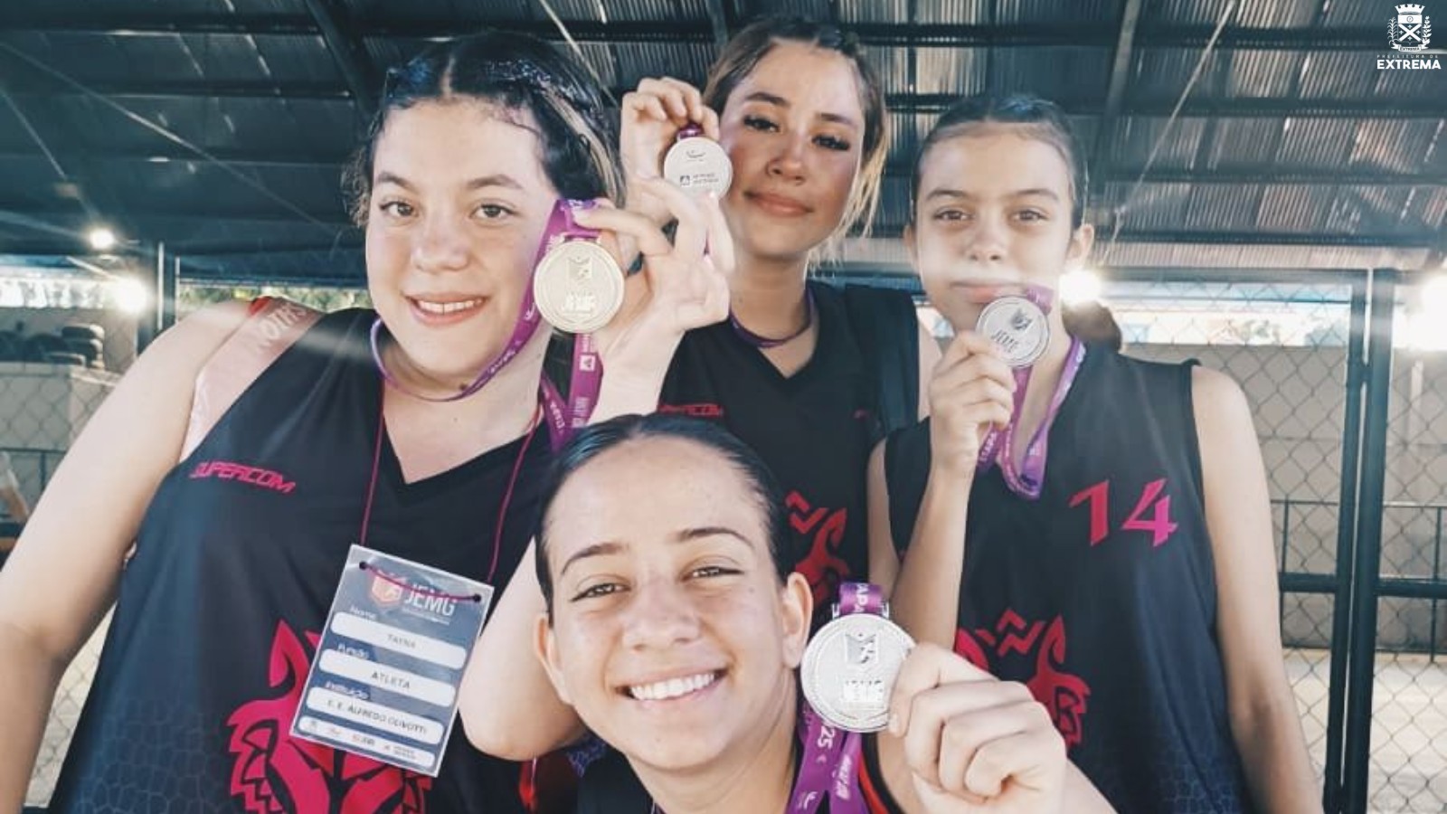 Time de Basquete 3x3 de Extrema garante vaga inédita na etapa estadual do JEMG