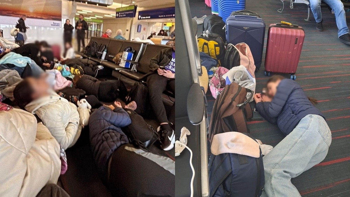 Grupo de estudantes brasileiros retido há três dias em aeroporto dos EUA relata descaso após voos cancelados: 'Sem poder tomar banho'