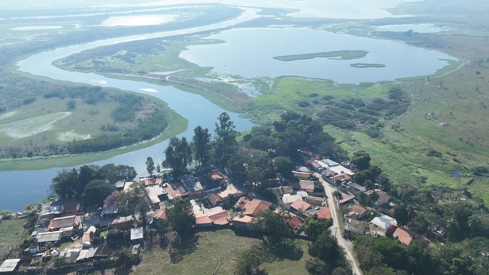Vila às margens da APA do Tanquã, em Piracicaba — Foto: Jefferson Souza/ EPTV