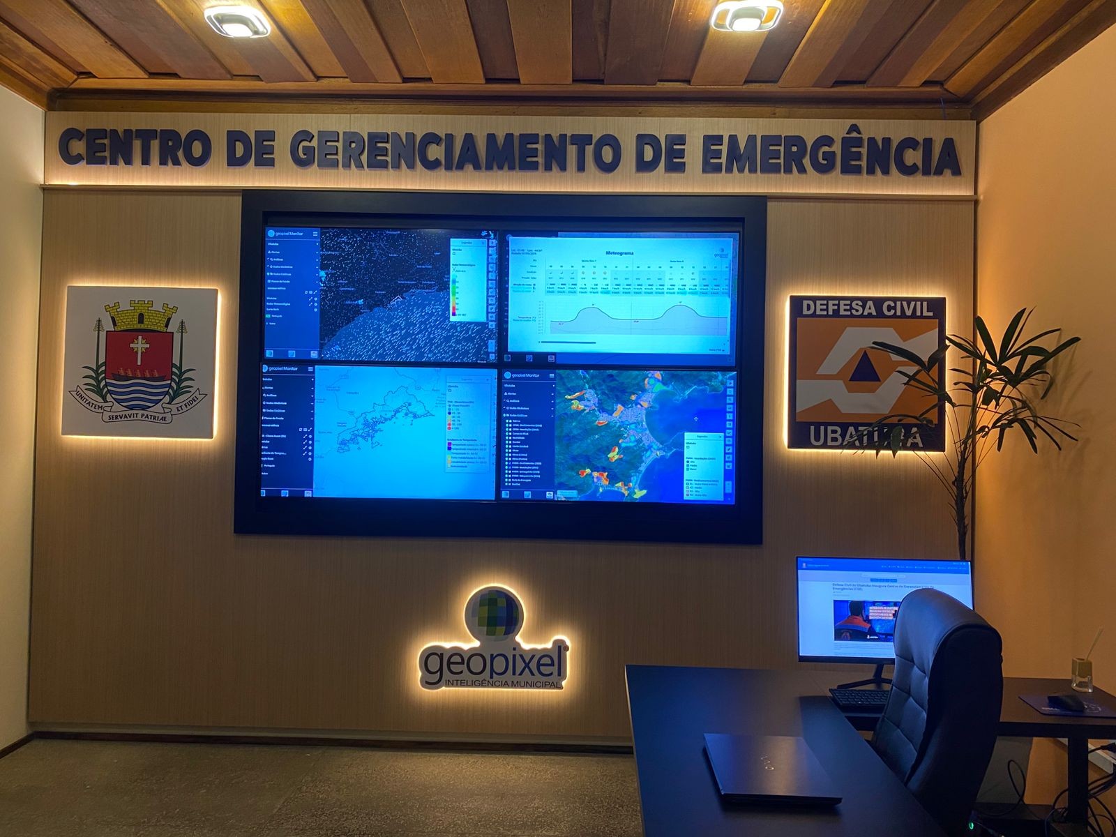 Ubatuba inaugura centro de monitoramento climático para prevenção de desastres naturais