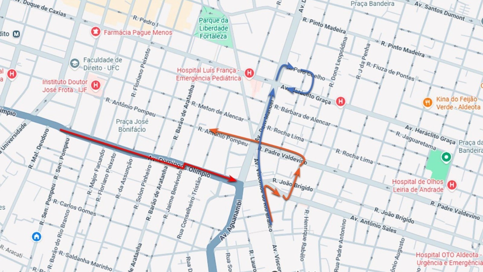 Avenida Domingos Olímpio terá bloqueios para montagem de palco do Carnaval nesta quarta (11)