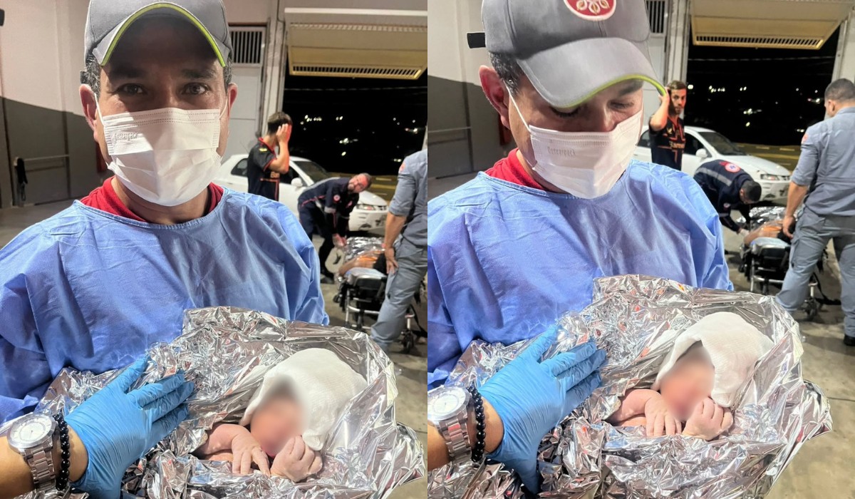 ‘Milagre testemunhado’: Bebê nasce em posto dos bombeiros e emociona equipe em Presidente Prudente