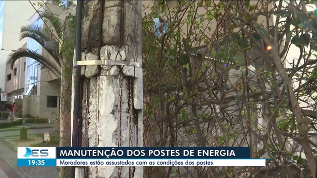 Falta de manutenção? Moradores estão assustados com as condições de postes de energia