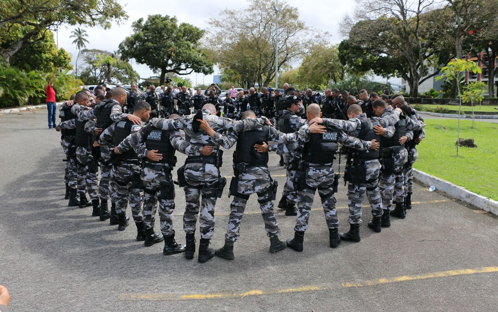 Tropa da PM criada para atuar em situações de risco à segurança em Salvador  é apresentada | Bahia | G1