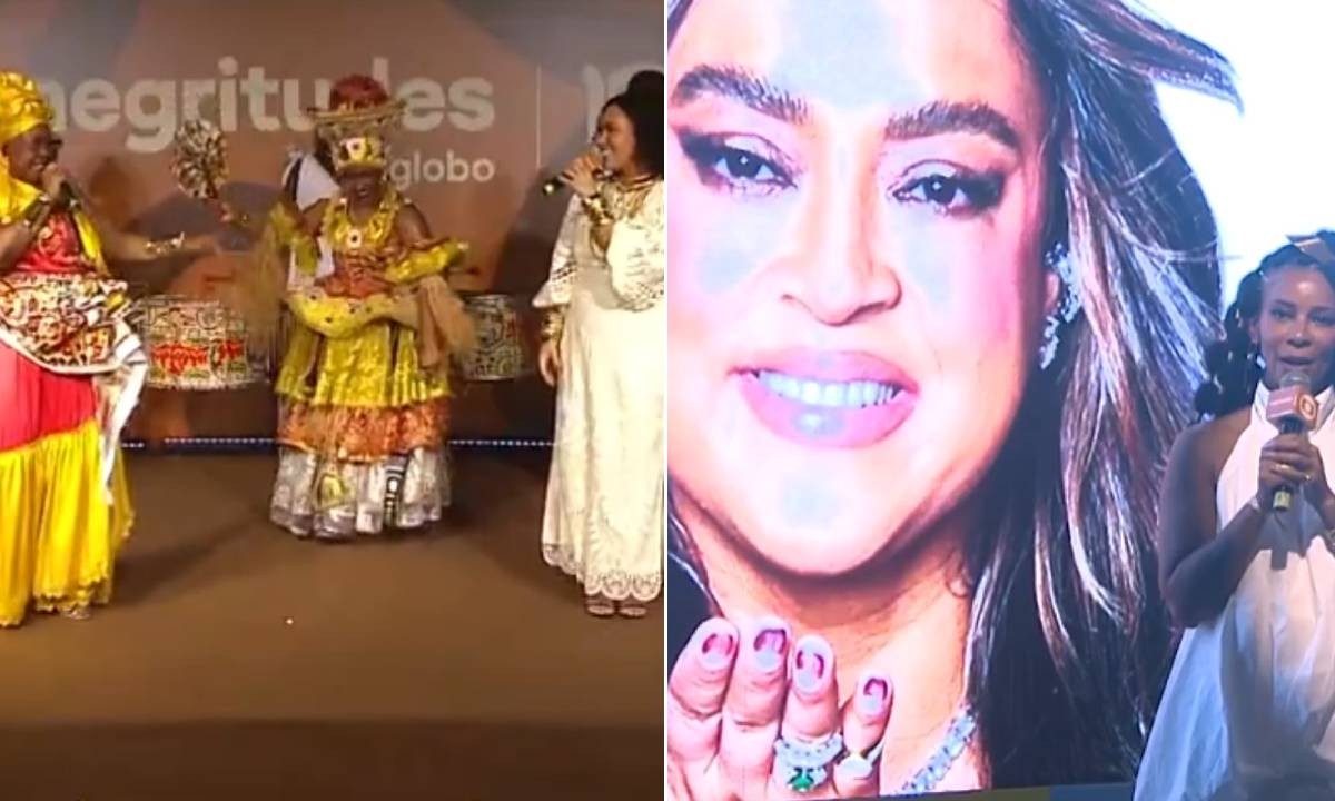 Preta Gil é homenageada em apresentação do Ilê Aiyê com Mariene de Castro durante o Festival Negritudes