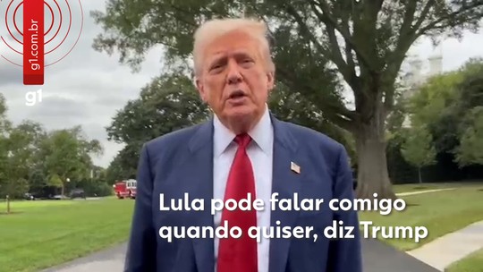 'Sempre estivemos abertos ao diálogo', posta Lula após Trump sinalizar possibilidade de conversa
