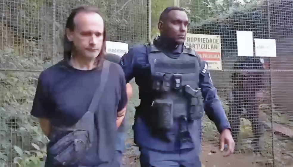 José Marcos Chaves Ribeiro foi preso em São Conradoq — Foto: Reprodução