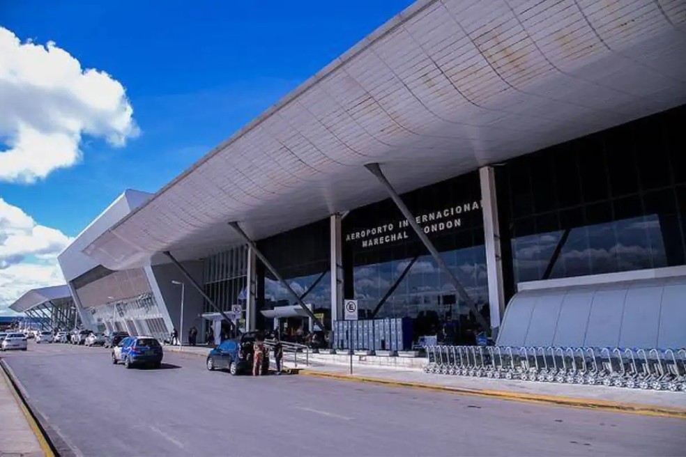 Aeroporto Marechal Rondon, em Várzea Grande — Foto: Reprodução