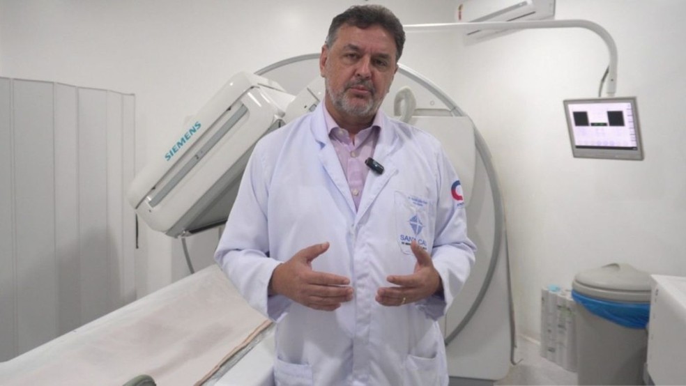 Marcelo Farias, médico nuclear da Santa Casa de Maceió — Foto: Santa Casa de Maceió