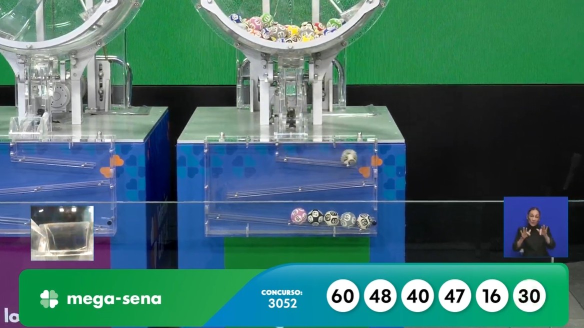 Mega-Sena 3052 acumula e prêmio vai a R$ 41 milhões; confira os números sorteados