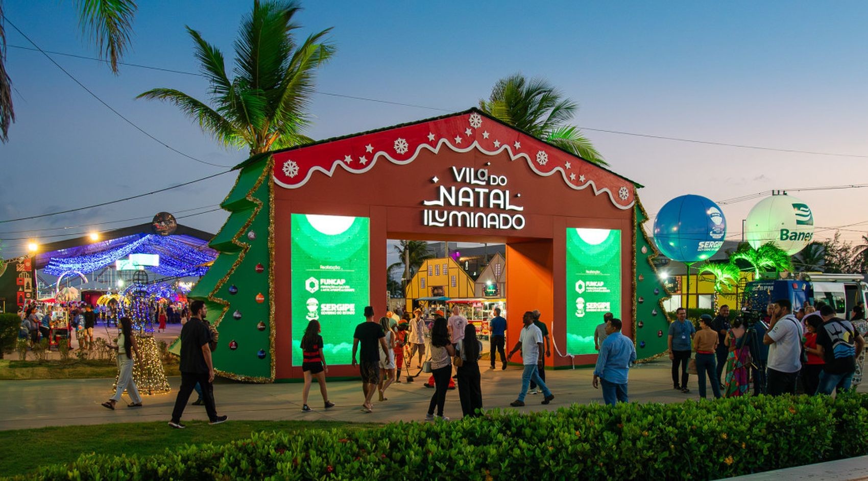 Vila do Natal Iluminado 2024 começa nesta sexta em Aracaju com recreação e programações culturais