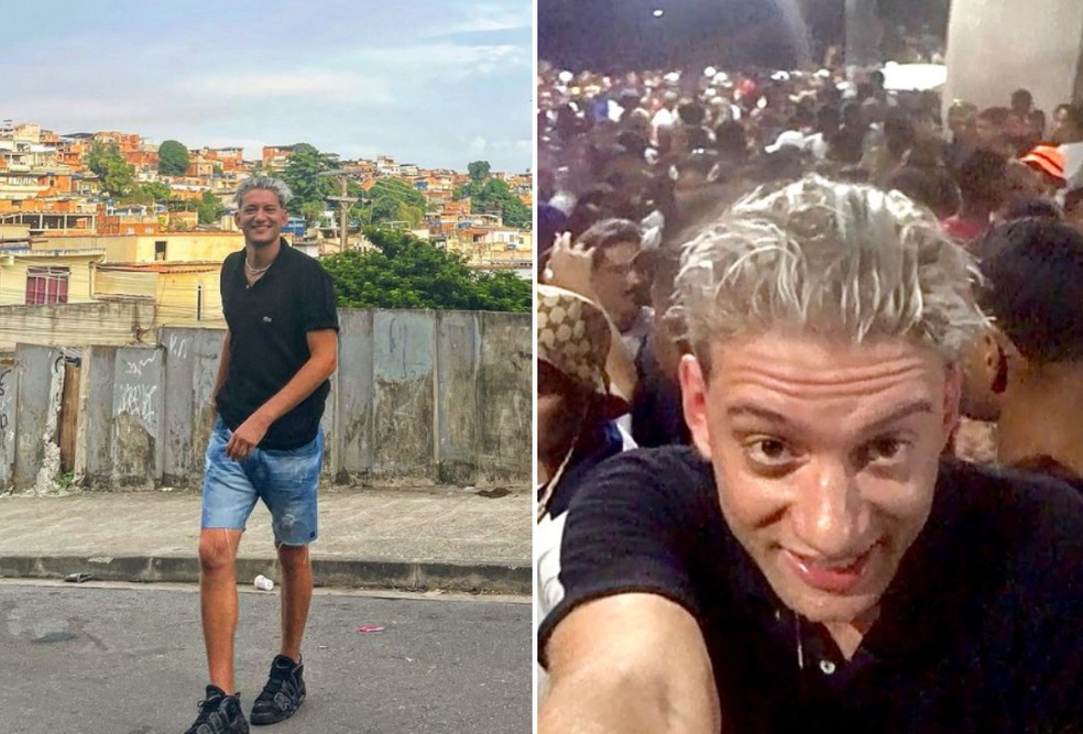 Timmy Karter no Complexo do Chapadão: cabelo platinado e baile de favela — Foto: Reprodução