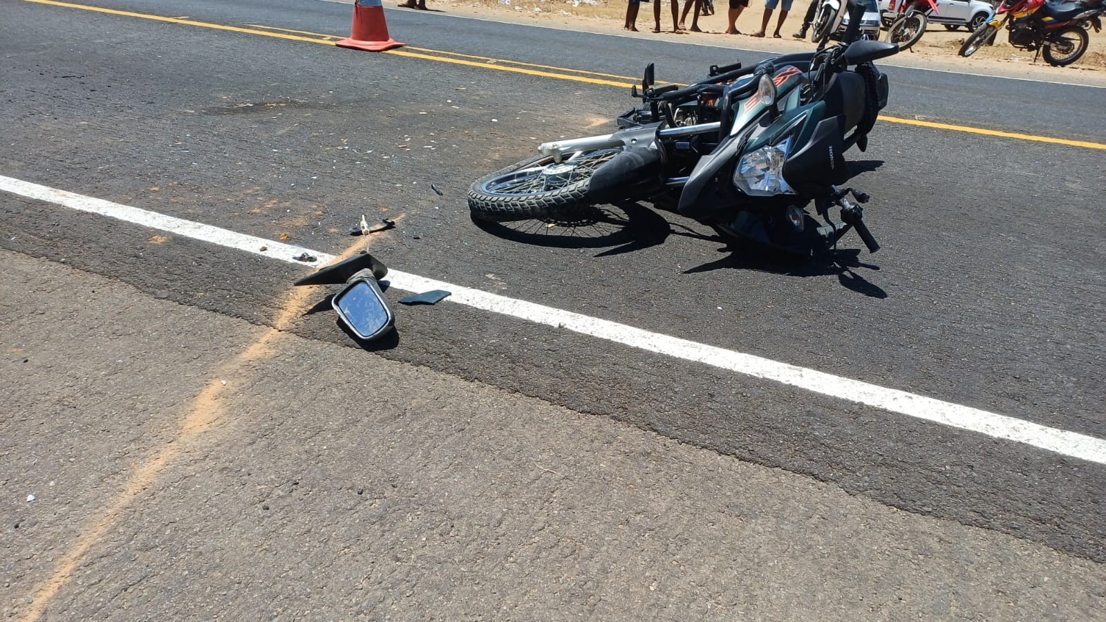 Motociclista morre após colisão com carro na BR-428, em Lagoa Grande