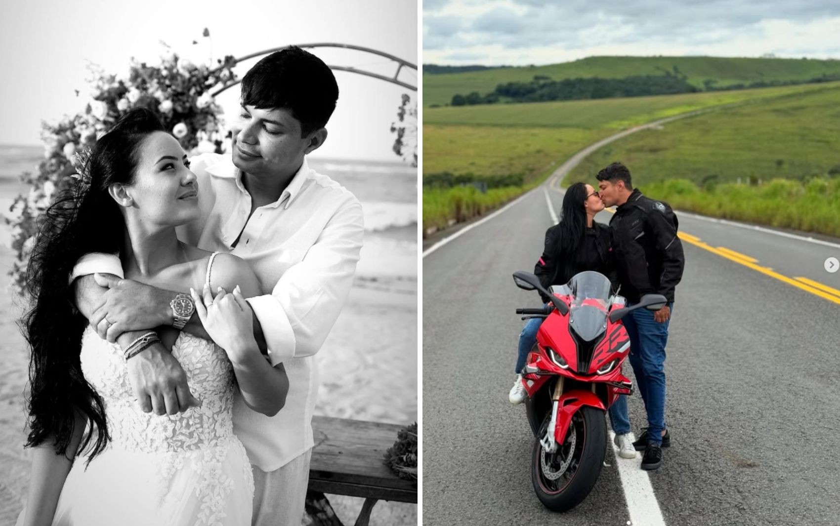 Mulher se declara após morte de motociclista em rodovia de Goiás: ‘Perdi o grande amor da minha vida’