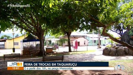 Feira de trocas de Taquaruçu é realizada neste sábado (26) na praça Maracaípe