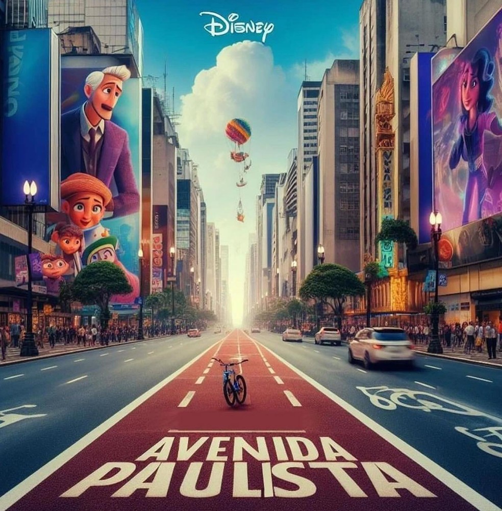 SP em filme da 'Disney Pixar'? Paulistano usa nova trend das redes