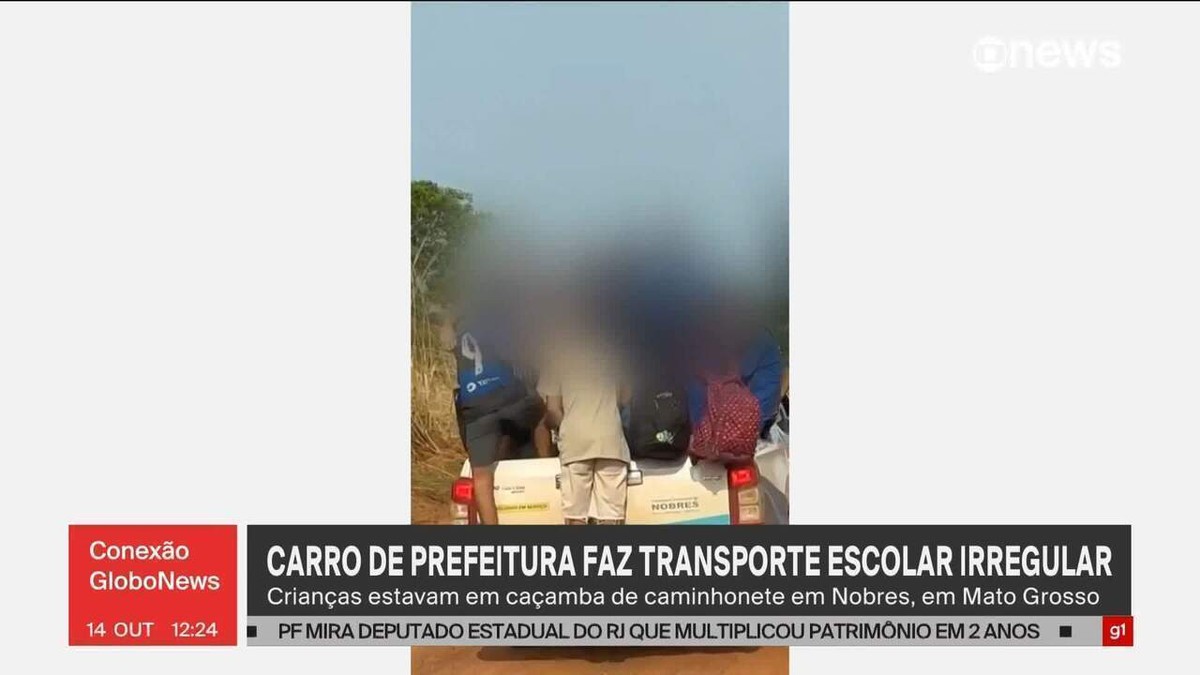 VÍDEO: alunos são levados para a escola em carroceria de veículo de prefeitura em MT 