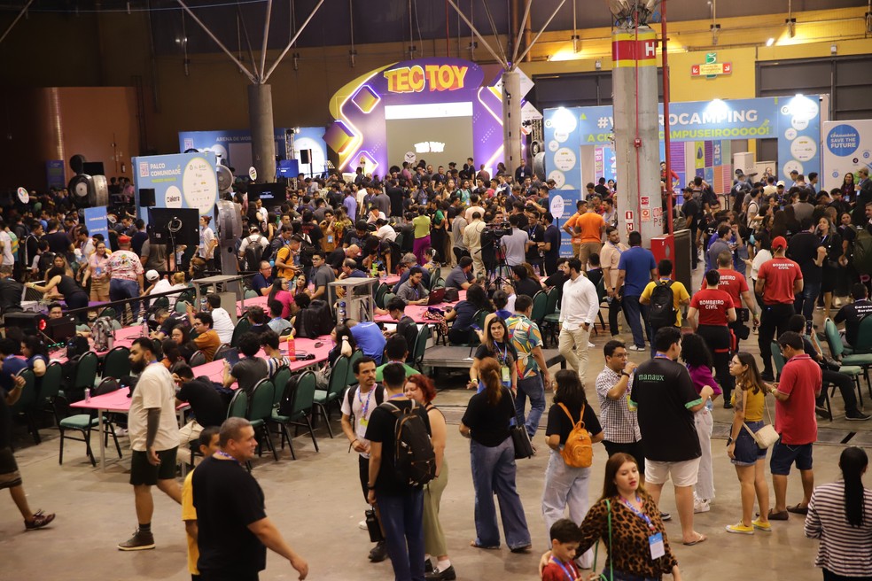 Campus Party Amazônia é realizada no Studio 5 em Manaus — Foto: Naaliel Rabelo/Divulgação