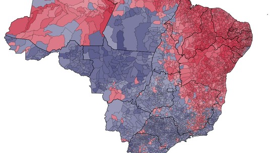 Flávio vence em mais cidades, e Lula domina capitais do Nordeste; veja mapa