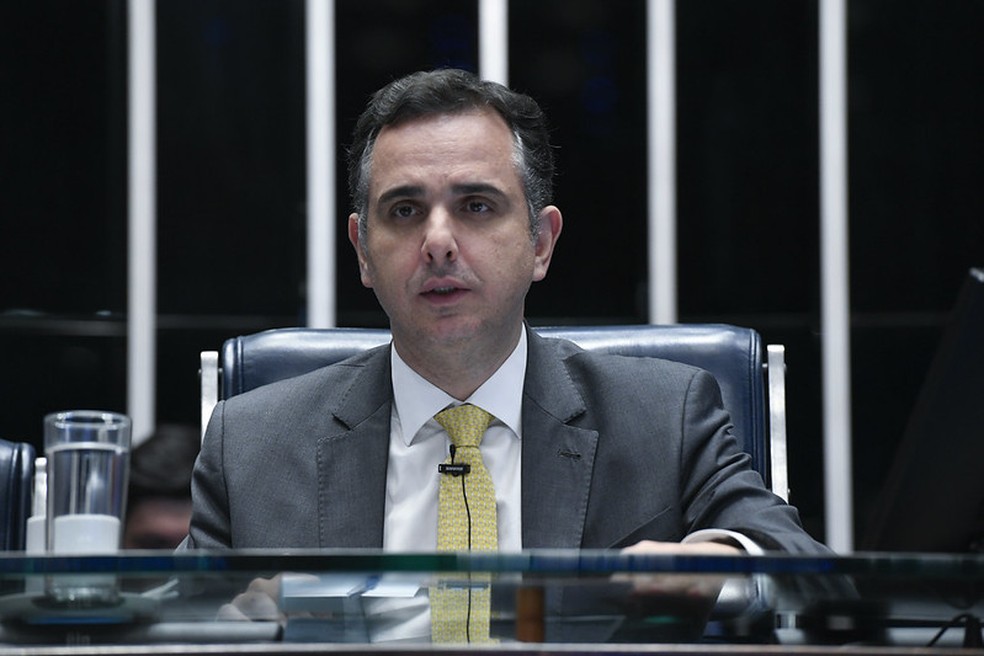 Rodrigo Pacheco, presidente do Senado — Foto: Jefferson Rudy/Agência Senado