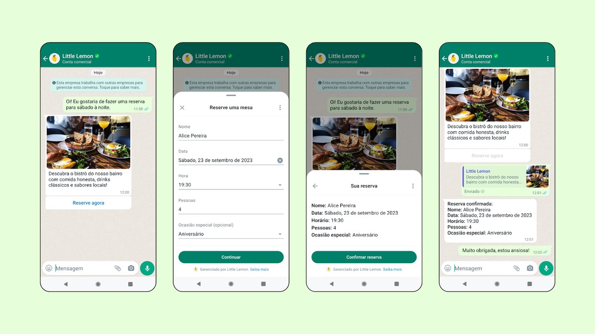 WhatsApp launches feature that allows you to choose a seat on the plane and reserve a restaurant