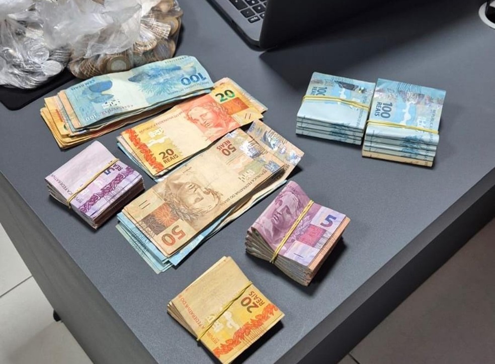 Operação apreende dinheiro em Natal — Foto: Polícia Civil/Divulgação