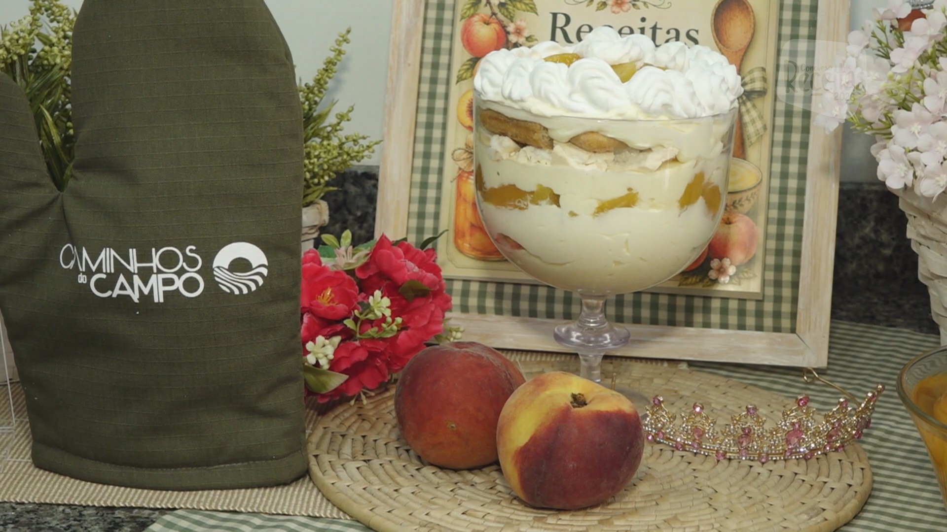 Concurso de Receitas 2026: aprenda a preparar o pêssego real 