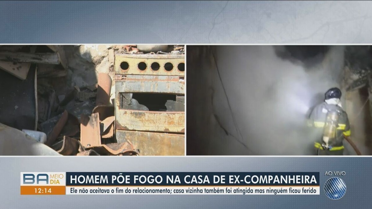 Homem é suspeito de botar fogo na casa de ex-companheira por não aceitar fim do relacionamento