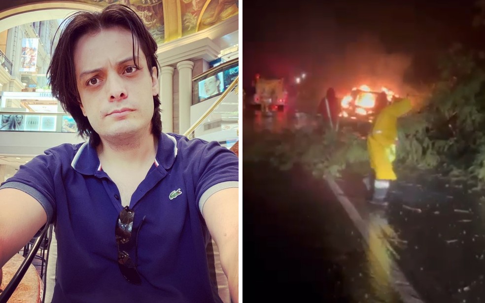 Alberto Dalmacio Villalba de Faria, de 34 anos, morreu após acidente na BR-060, em Goiás — Foto: Reprodução/Redes sociais e Divulgação/PRF
