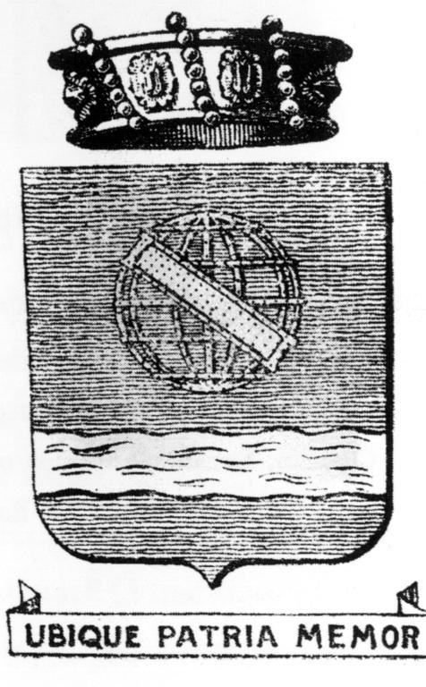 Brasão de armas do Barão do Rio Branco, imagem que seria incorporada depois à bandeira de Rio Branco 1898 - 1900