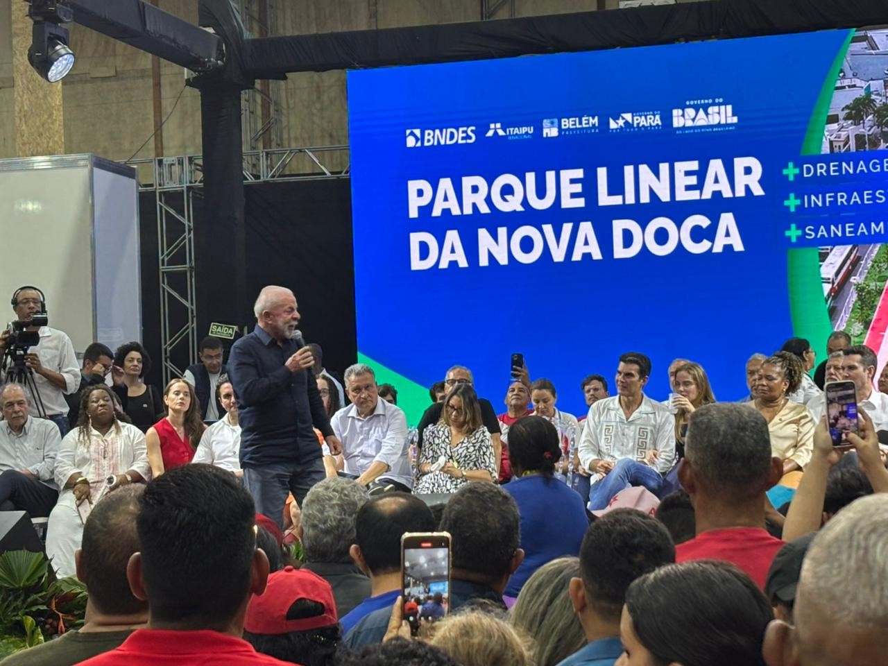 Lula inaugura Parque Linear da Doca, uma das principais obras de lazer para COP, em Belém